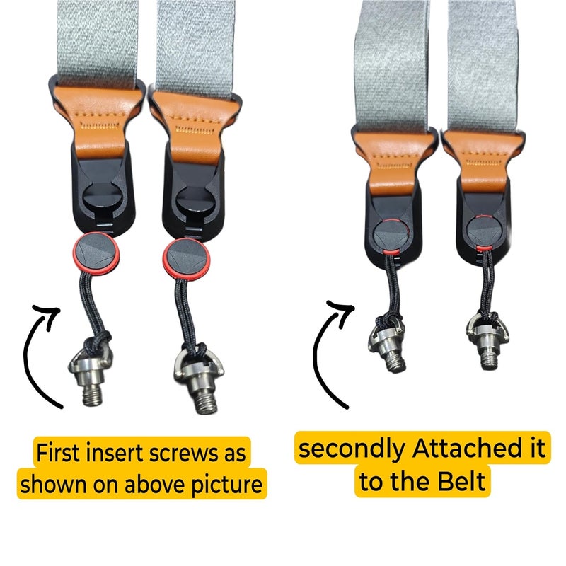 GetZget Neck Strap Lanyard Compatible with DJI RS 4 Mini Gimbal stabilizer & DSLR Camera Adjustable Strap with 1/4th Screw Accessories - Image 5