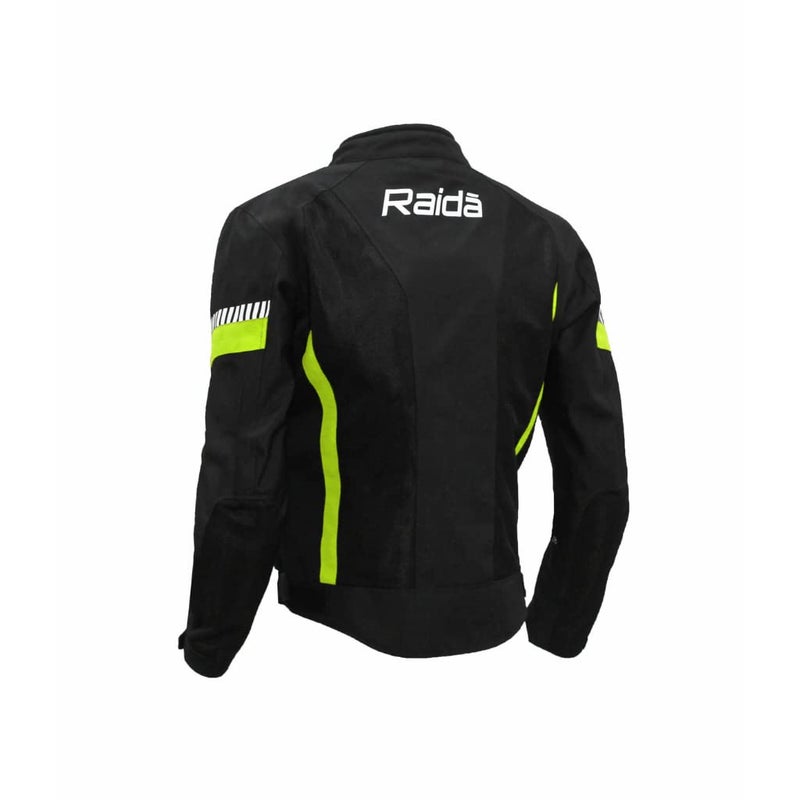 Raida BOLT Motorcycle Jacket | CE Level 2 Armors | Abrasion Resistance Fabric | Lightweight (5XL, Hiviz) - Image 2
