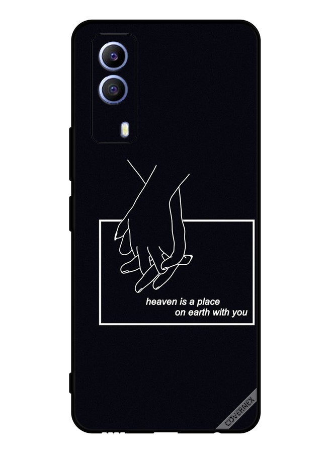 Covernex Protective Case Cover For vivo T1x Heaven Is A Place On Earth With You - Image 1