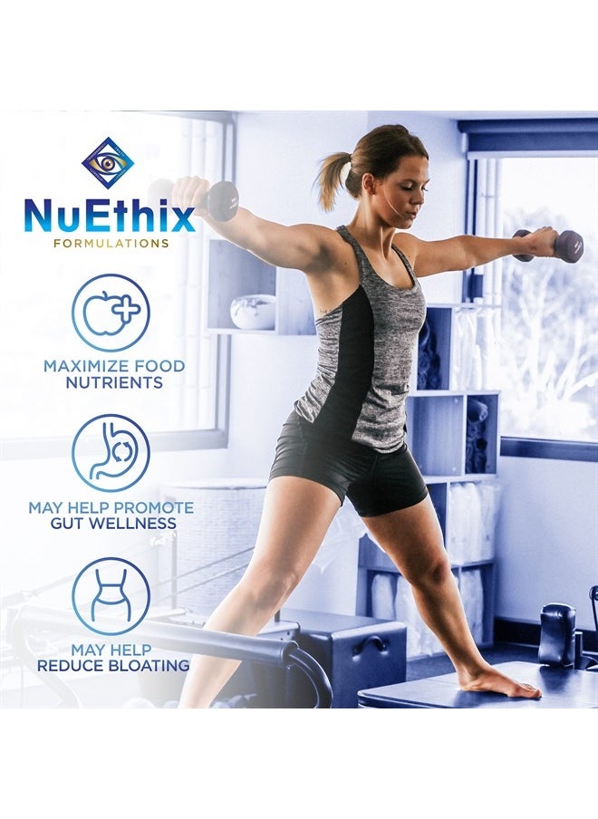 NuEthix Formulations - Utilyze Enzymes for Digestive Wellness, Dietary Supplement for Nutrient Absorption, 60 Travel Packets - Image 1