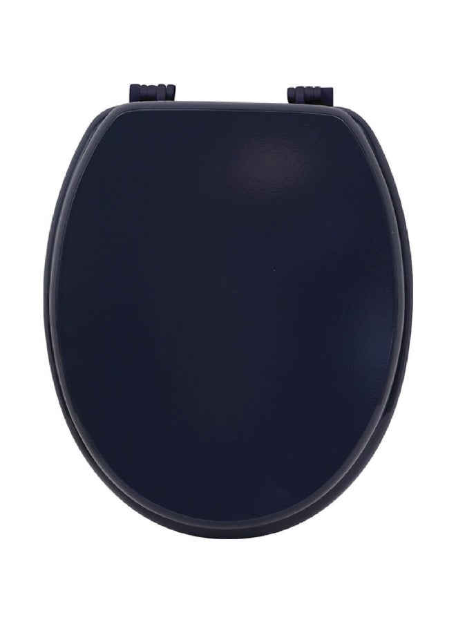 Tendance MDF Wood Toilet Seat with Fixing Kit Navy Blue 18 Inch 4101N118
