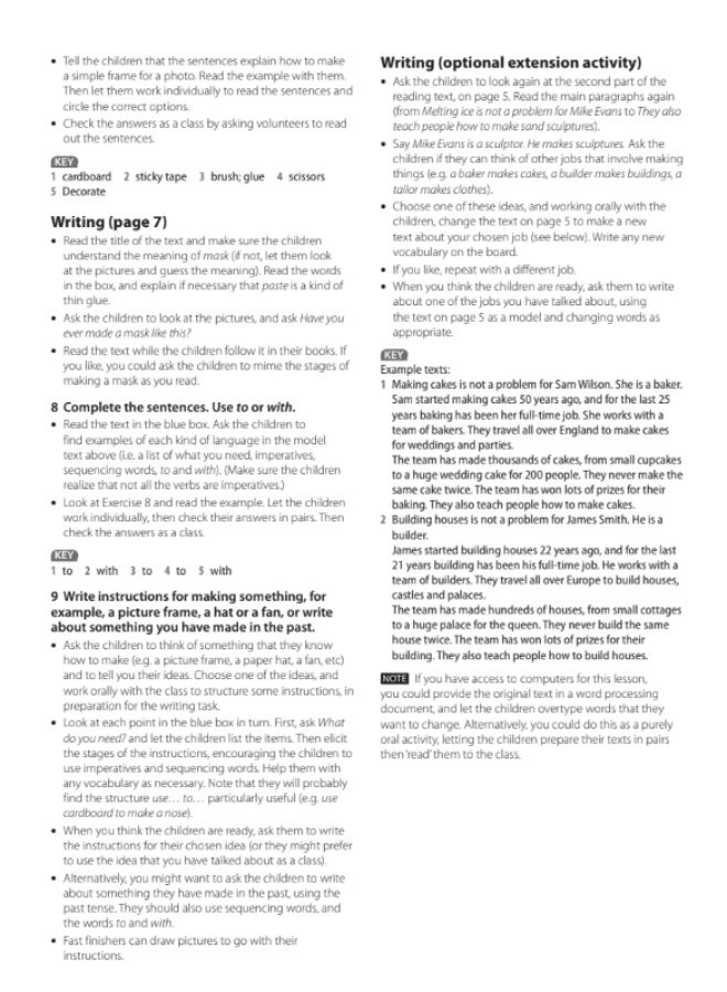 كتاب مهارات القراءة والكتابة الأساسية من أكسفورد - القراءة والكتابة - موارد للأطفال المستوى 5_المفتاح - Image 2