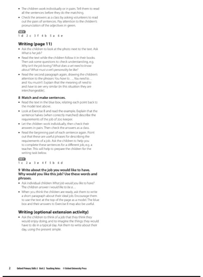 كتاب مهارات القراءة والكتابة الأساسية من أكسفورد - القراءة والكتابة - موارد للأطفال المستوى 5_المفتاح - Image 4