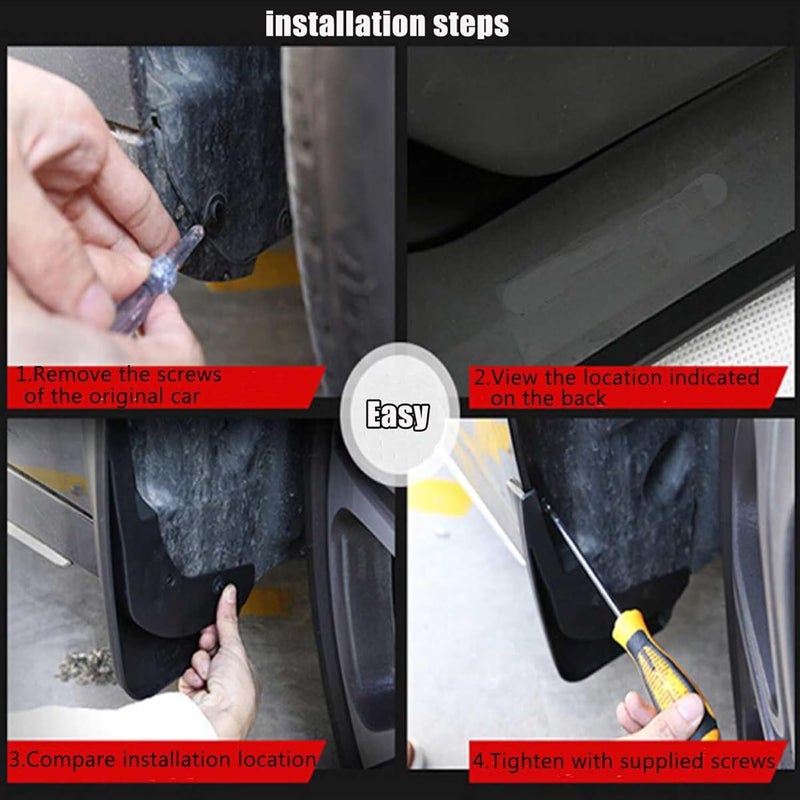 Wivplex وايفبلكس واقيات الطين للسيارات لتويوتا كامري XV70 - Image 5