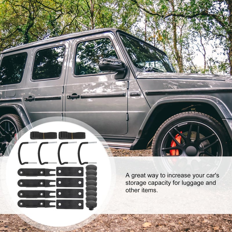 1set U-Bolt Mounting Fitting Kit for Roof Cargo Carrier Roof Box Clamps for Easy Installation Compatible Cars Stability Reduce Clutter Inside Your Vehicle - Image 4