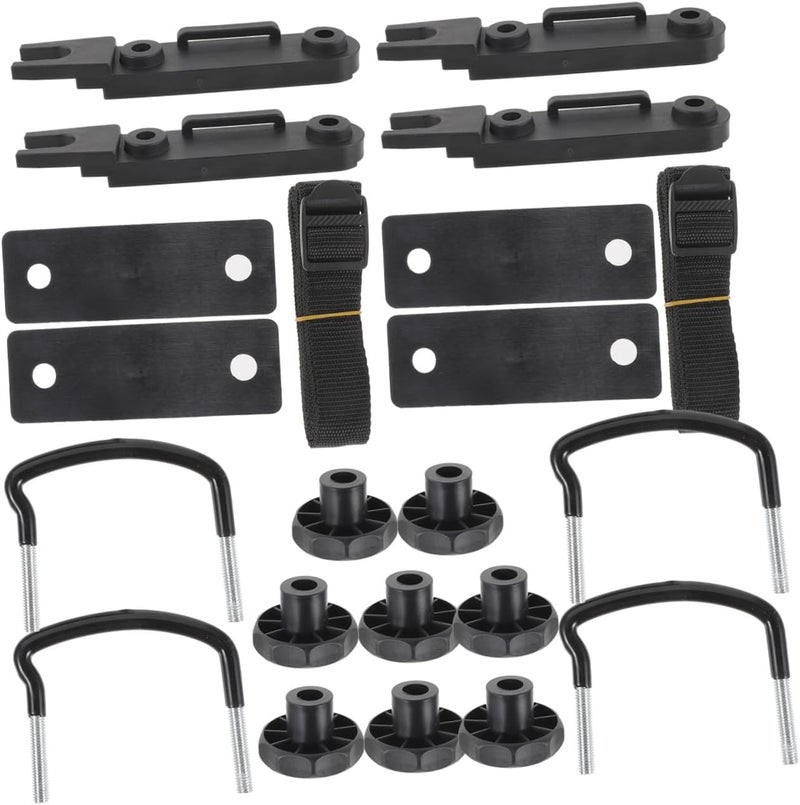 1set U-Bolt Mounting Fitting Kit for Roof Cargo Carrier Roof Box Clamps for Easy Installation Compatible Cars Stability Reduce Clutter Inside Your Vehicle - Image 5