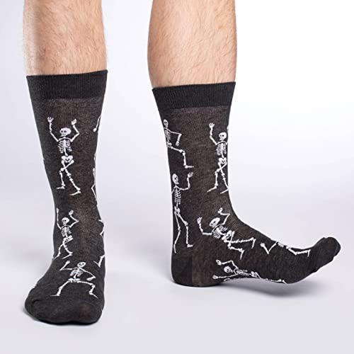 Good Luck Sock Men's Dancing Halloween Skeleton Socks, Adult, Shoe Size 7-12 - Image 2