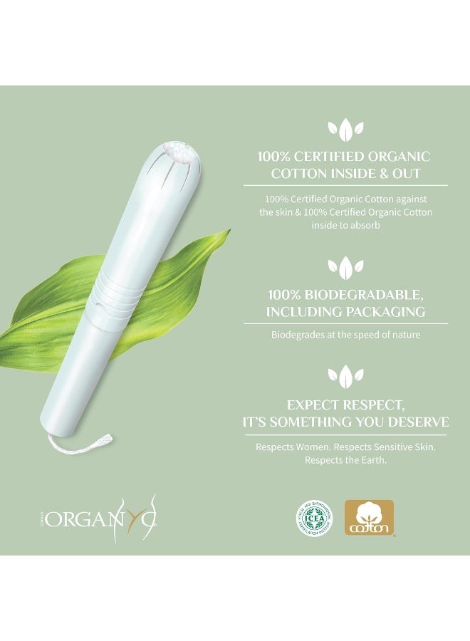 ORGANYC Organyc Super Applicator Tampons  - Image 4