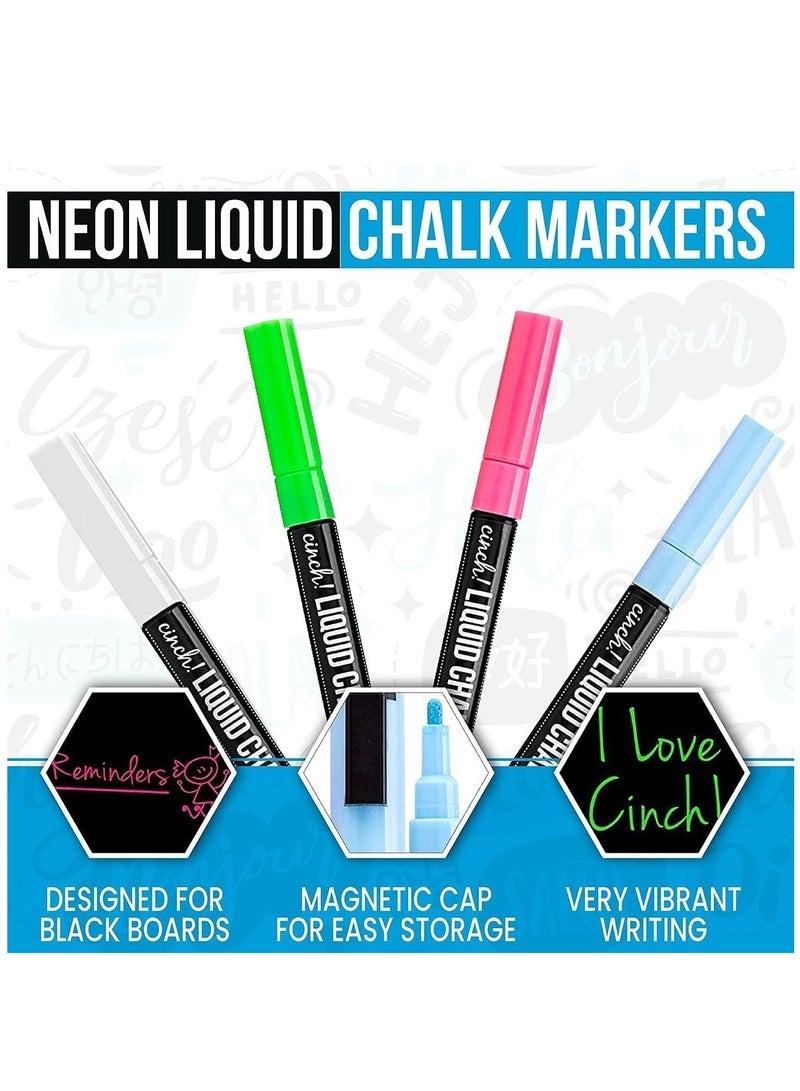 Captaintech Magnetic Black Dry Erase Board, Small Chalkboard for Fridge, Refrigerator Magnetic Whiteboard Sheet with Magnet Blackboard Markers(45X30cm) - Image 5