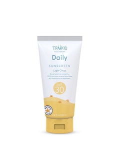 TruKid Daily Spf 30+ Sunscreen Uva/Uvb Protection, All Natural Ingredients, Reeffriendly, Mineral Based Body & Face Sun Protection For Kids, Toddlers, Babies & Adults Citrus Scent, 3.4 Oz  - Image 1