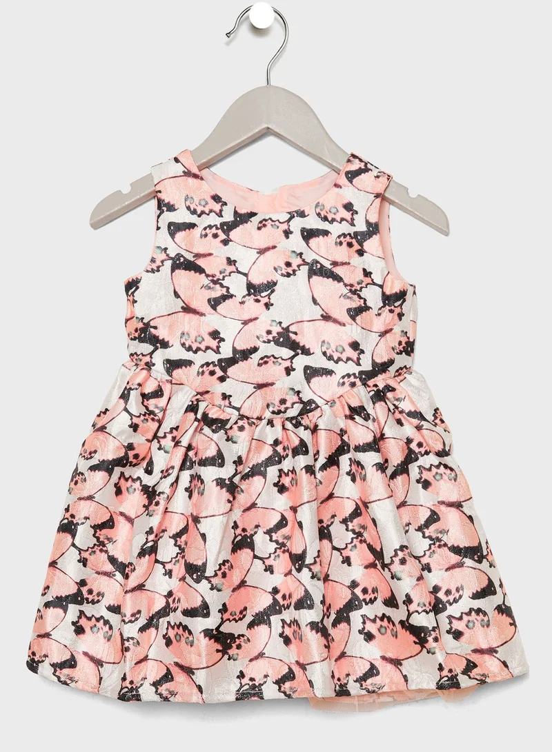 NAME IT Kids Butterfly Print Dress