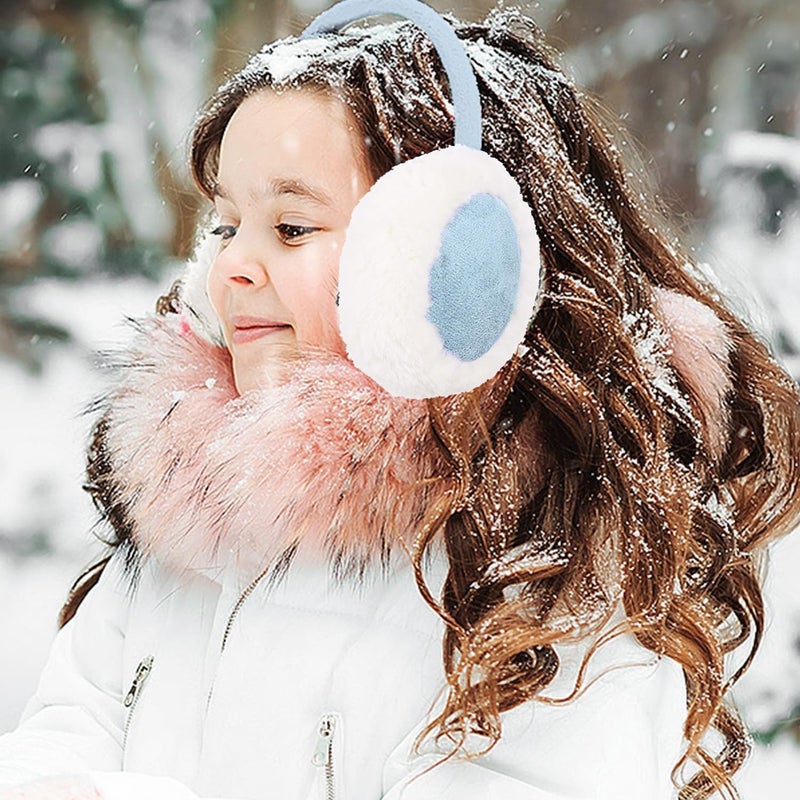 Aurya Kids Classic Ear Warmers/Earmuffs-Winter Faux Fur Warm Ear Muffs for Boys and Girls - Image 2