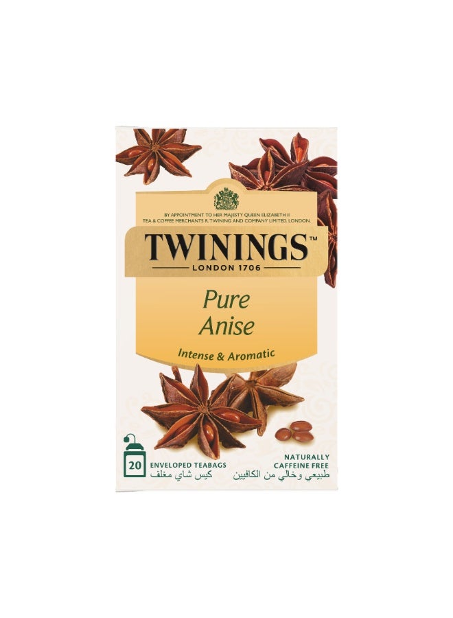Twinings Infusion Pure Anis 20 Tea Bags 46 Grams - Image 1