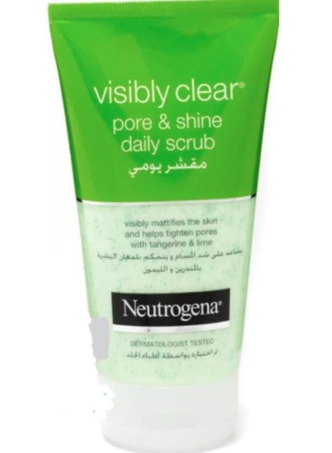Neutrogena Visibly Clear Pore & Shine Daily Scrub 150 ml