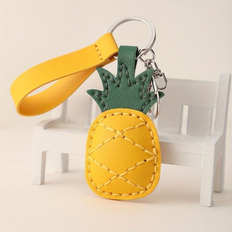 Pineapple DIY Wallet Making Kit Self Sewn Bag Pendant Keychain With Tools - Image 5
