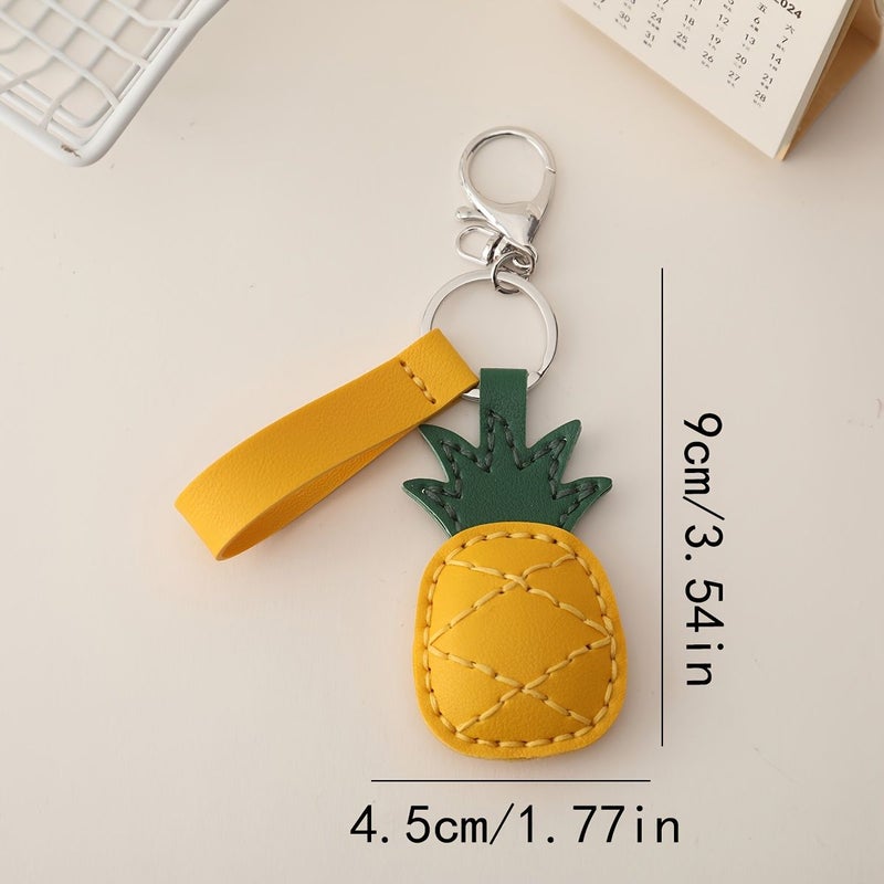 Pineapple DIY Wallet Making Kit Self Sewn Bag Pendant Keychain With Tools - Image 2