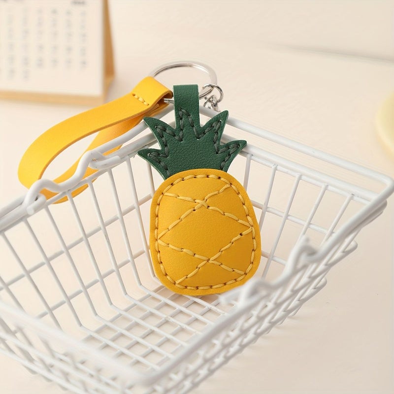 Pineapple DIY Wallet Making Kit Self Sewn Bag Pendant Keychain With Tools - Image 1