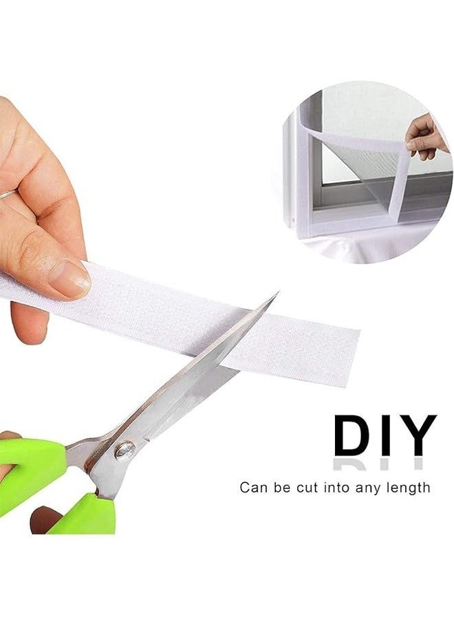 Generic Hook and Loop Tape 10M x 2CM - Heavy Duty Adhesive Velcro Strips - Reusable Sticky Back Fastening Tape for DIY, Crafts, Home (White)  - Image 3