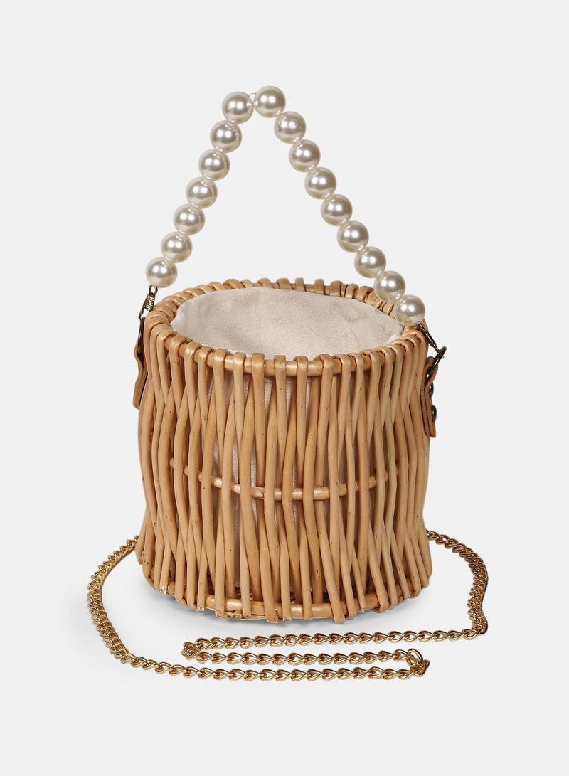 Haute Sauce The Rattan Hand Bag  - Image 4