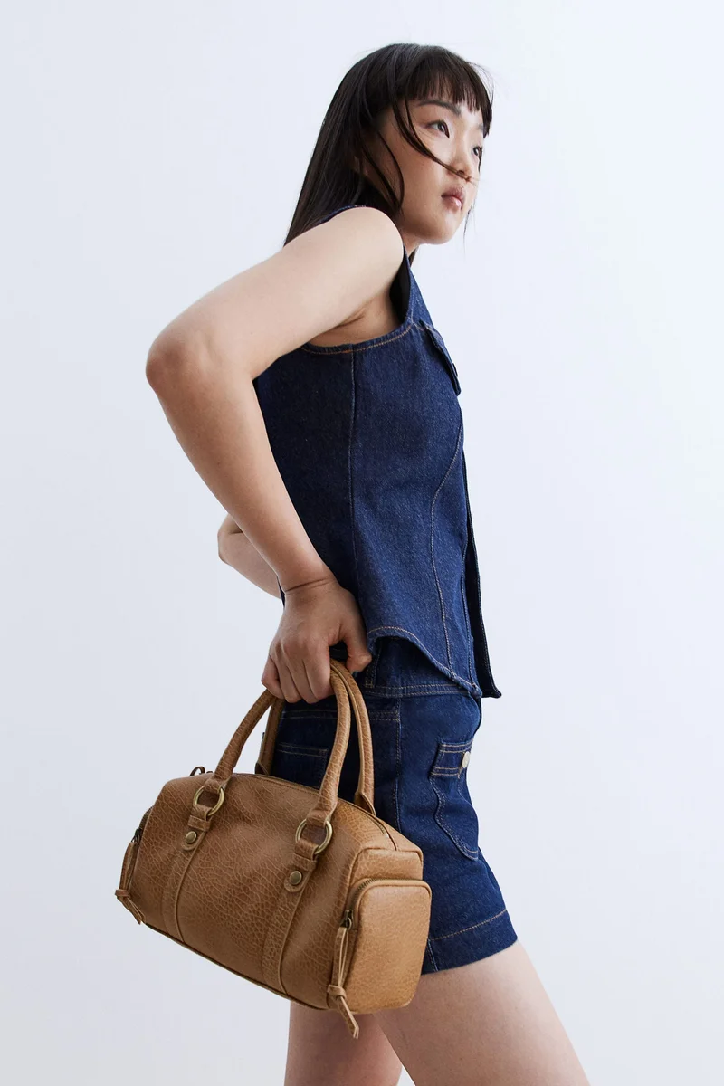 H&M Zip Through Bowling Bag