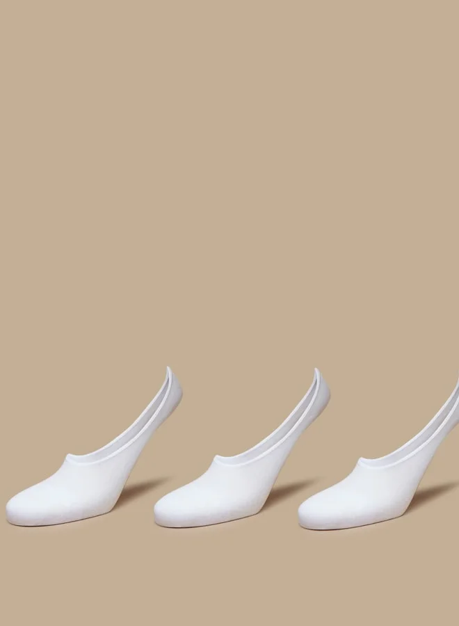 سيليست Women's Solid No Show Socks - Set of 3