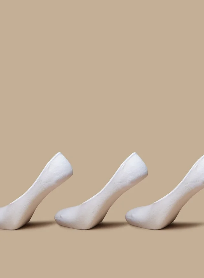 سيليست Women's Solid No Show Socks - Set of 3
