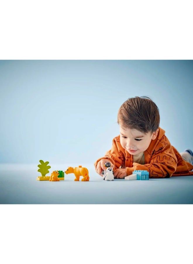 LEGO LEGO - Duplo Wild Animal Families Penguins & Lions 10 Pieces - 10442  - Image 3