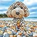 MINIWAN 500 Piece Jigsaw Puzzles for Adults Beach Stone Dog Animal Art Puzzle for Adults Challenging Fun Family Includes Poster DustFree Pieces for Puzzle Lovers Premium 23x15 - Image 2