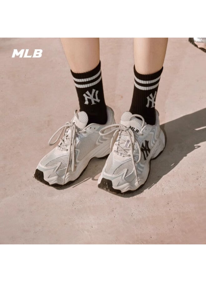 Mlb Men's And Women's Couple Sports Thick-soled Height-increasing Mesh Dad Shoes 25 Spring New 3ashw075n-50sis-235 - Image 2