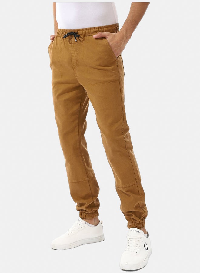 Andora Stitched Elastic Waist Casual Pants - Image 3
