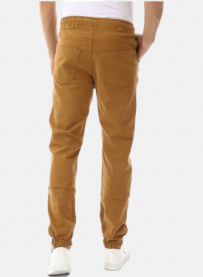 Andora Stitched Elastic Waist Casual Pants - Image 5