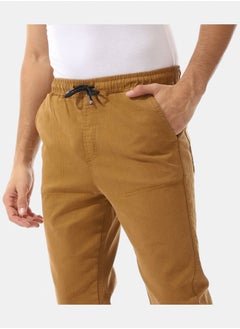 Andora Stitched Elastic Waist Casual Pants  - Image 2