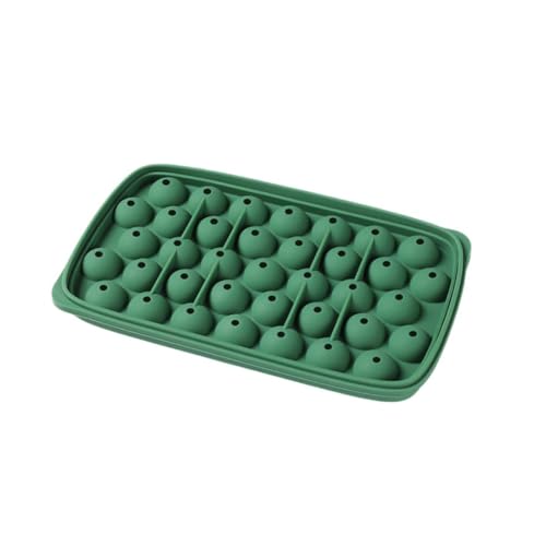 Greeya Ice Cube Tray - BPA Free Silicone Flexible Easy Release 37 Ball Ice Cube Maker - Reusable Silicone Ice Trays for Freezer - Image 1
