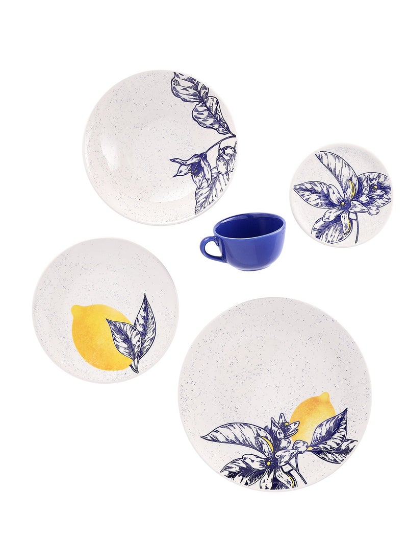 RIO 20 Pieces Porcelain Dinner Set Multicolor 6x6x6 cm  - Image 2