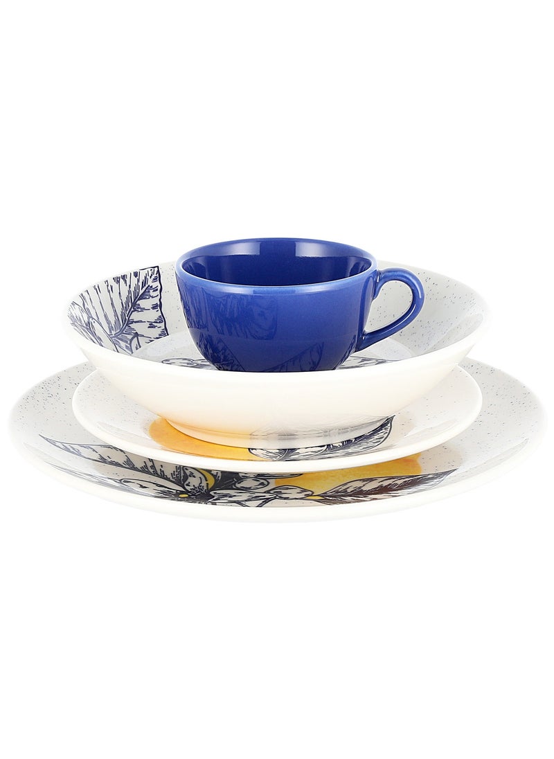 RIO 20 Pieces Porcelain Dinner Set Multicolor 6x6x6 cm  - Image 4