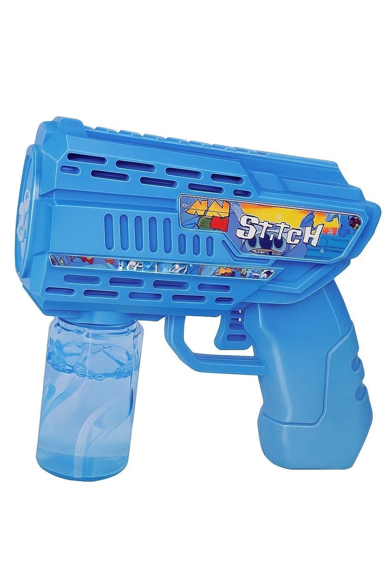 STITCH Automatic Bubble Maker Gun – Colorful Bubble Blower Toy with Multiple Nozzles, Easy Grip Handle, and Refillable Solution Tank – Outdoor Fun Toy for Kids, Parties, Birthdays, and Summer Play - Image 2