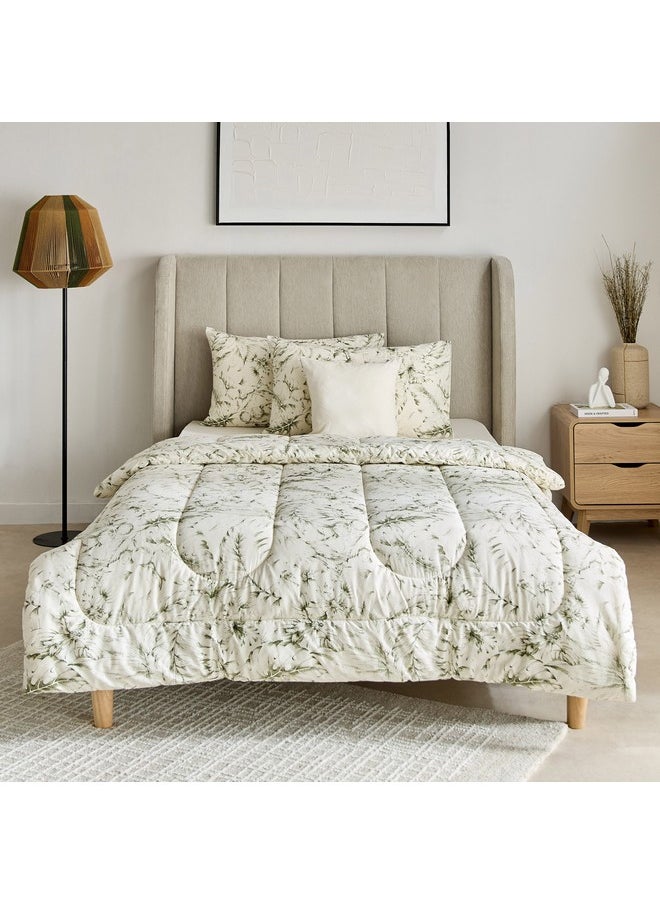 Home Box Valencia Cairns 5-Piece BIAB Printed Cotton Twin Comforter Set 220 x 160 cm  - Image 3