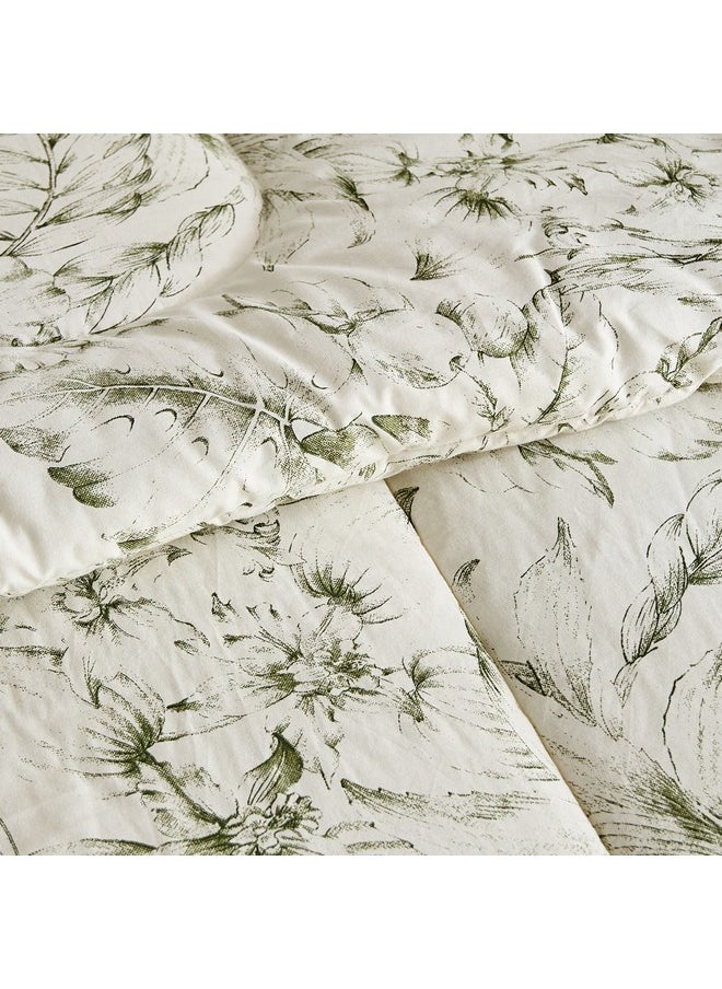 Home Box Valencia Cairns 5-Piece BIAB Printed Cotton Twin Comforter Set 220 x 160 cm  - Image 4