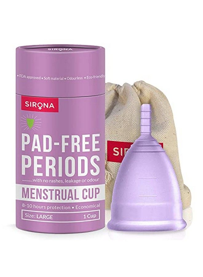 Sirona Reusable Menstrual Cup For Women Large With Natural Menstrual Cup Wash 100 Ml & Menstrual Cup Sterilizer ; Clean Your Period Cup Effortlessly Kills 99% Of Germs In 3 Minutes - Image 4