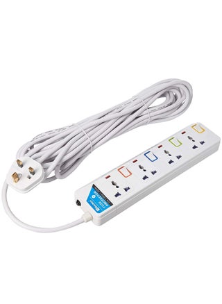 E-Series Electric Universal Extension Cord 4 Socket 10 Meter Power Strip wire, 13A Fuse surge With Separate Single Switch and Indicate light, Max 13A, 3250W, AC 250V - pzsku/ZEAD190C37E98BD65DCEFZ/45/_/1717077470/41f270dc-2c06-41b5-a295-518bd4c75aea