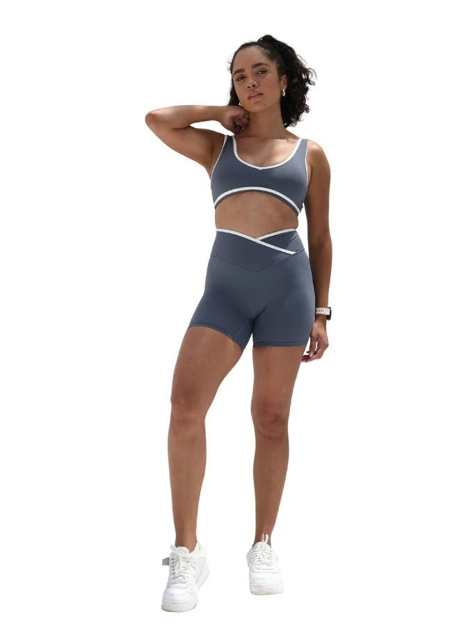 موهوكي موهوكي شورت رياضي Contour Active Short - رمادي مزرق