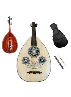 Al-Karz Music Lux Hanin Musical Oud Includes Padded Bag and 2 Pyramid Picks 