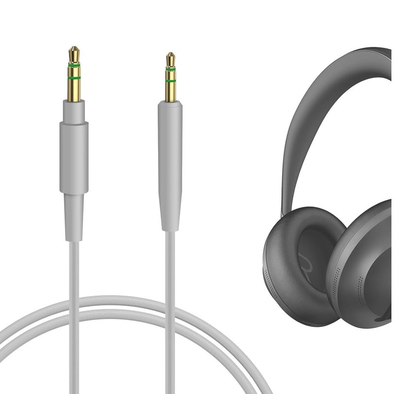 جيكريا كابل صوت متوافق مع سماعات Bose 700 وQuietComfort Ultra وQC 45/35II/35/25/SE، كابل استريو بديل من 3.5 مم إلى 2.5 مم (4 قدم/1.2 متر) - Image 1