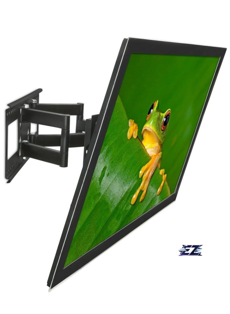 ELTRAZONE Dual Arm Articulating TV Wall Mount [32" to 65" Displays] [165 lbs Capacity] Mounting Bracket for Large Flat Screen LCD LED OLED and Plasma TVs VESA Compatible up to 600x400 - Image 2