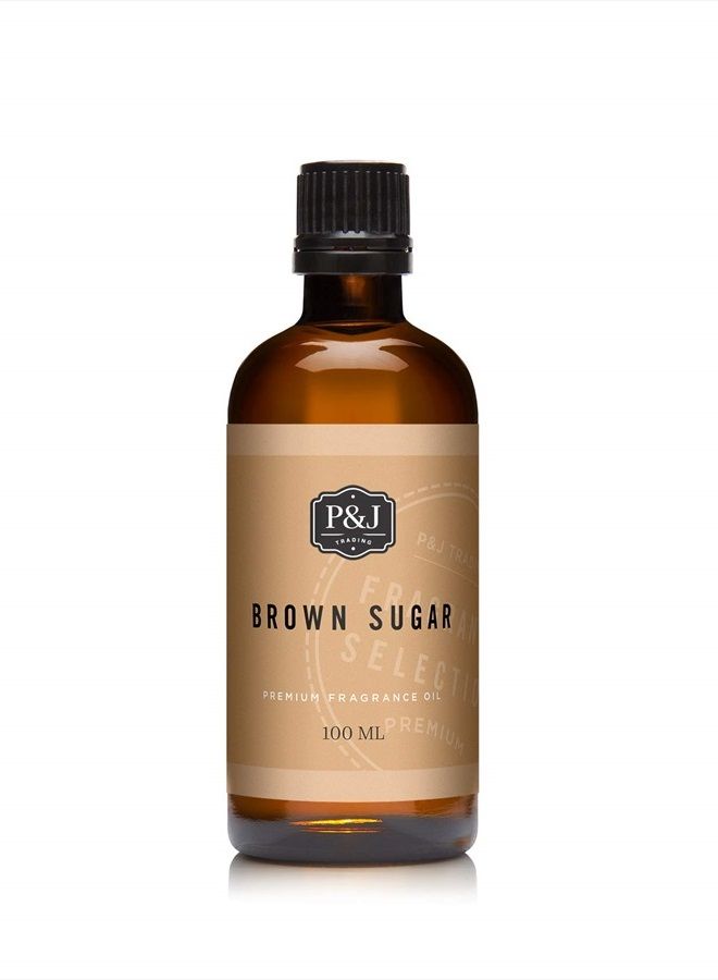 P&J Trading Brown Sugar Fragrance Oil - Premium Grade Scented Oil - 100ml/3.3oz