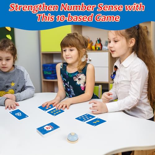 HugHush Math Games for KidsAddition Subtraction GamesEducational Learning Games Flash Card Gifts for Boys and Girls Ages 5 6 7 8Counting Answer Buzzers Travel Indoor Outdoor Family - Image 5