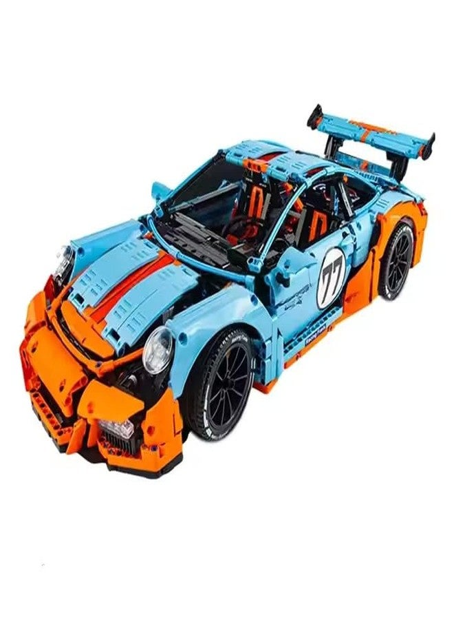 Toynagar 1:14 Scale Technic GALF Paint Car Model | Buildable Sports Car Set | 1280+ Pieces, for Kids and Teens | Interlocking Toy Building Block | Trending Educational Toy - Image 3