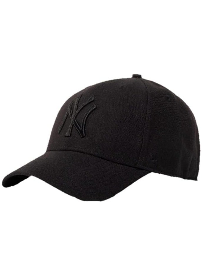 MLB New York Yankees Baseball Cap, All Black - Image 1