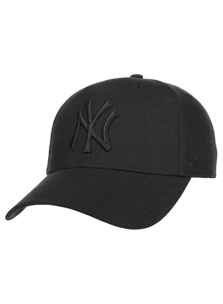 MLB New York Yankees Baseball Cap, All Black - Image 2