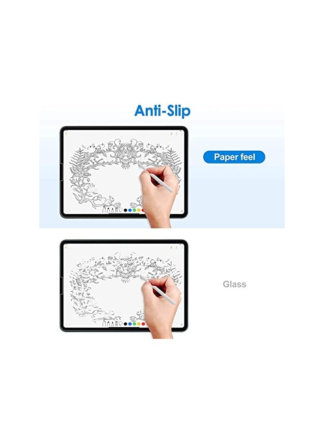 PROMASS [2Pcs]Moninsta Compatible with Samsung Galaxy Tab S7 FE (12.4") Screen protector Anti Glare Scratch Resistant Easy Installation Write and Draw Like on Paper No Bubble - Image 3